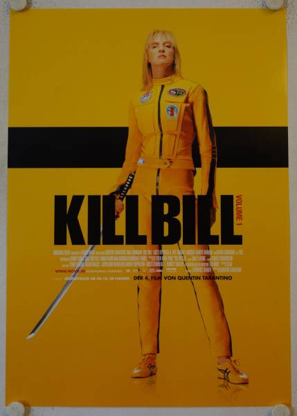 Kill Bill originales deutsches Filmplakat